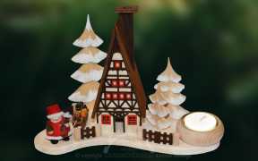 Lichterteller, Finnhütte, Molli-Weihnachtsmann